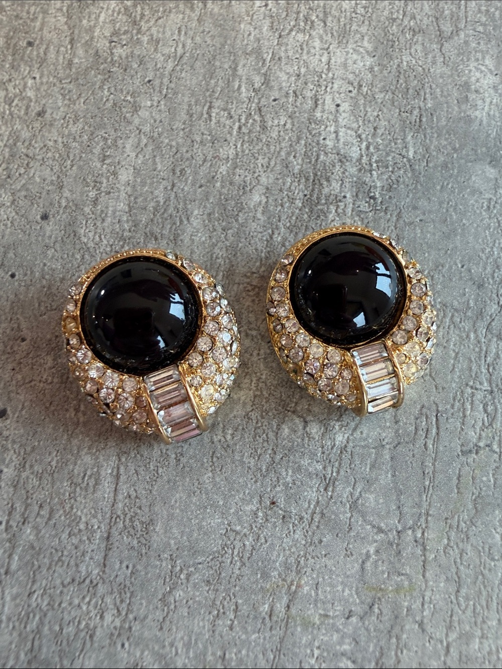 Dior Earrings Signed Vintage Clip-On - Picture 7 of 9